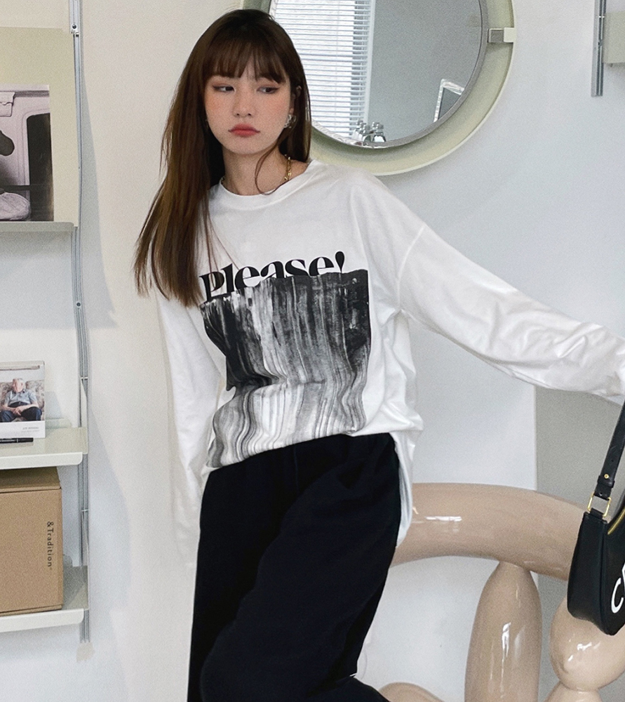 Real shooting of 2021 autumn new ins fashion brand round neck loose casual letter printed cotton long sleeve T-shirt women's top