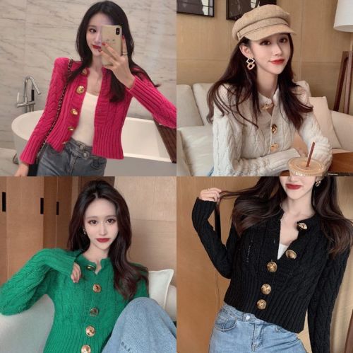 Spring and autumn winter 2020 women's Fairy top lovely girl loose and versatile sweet lazy wind knitted cardigan sweater
