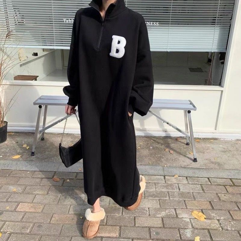 David clothing Korean chic autumn and winter simple casual dress female 22 new sweater dress