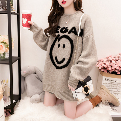 Loose and thick bottomed sweater in autumn and winter women's Pullover