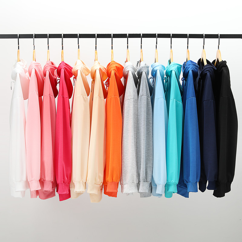 250g Hooded Fleece Davids Coat, Minimum Order Quantity 5 Pieces, Blank Glossy Version, Colors to Be Updated Continuously!!!