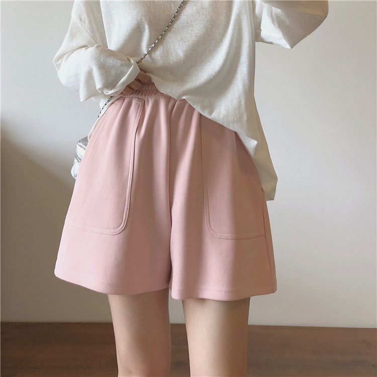 Summer casual shorts wear home fashion 2023 new sports running comfortable high waist hot pants loose slim