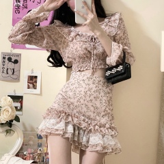 A two-piece dress for girls