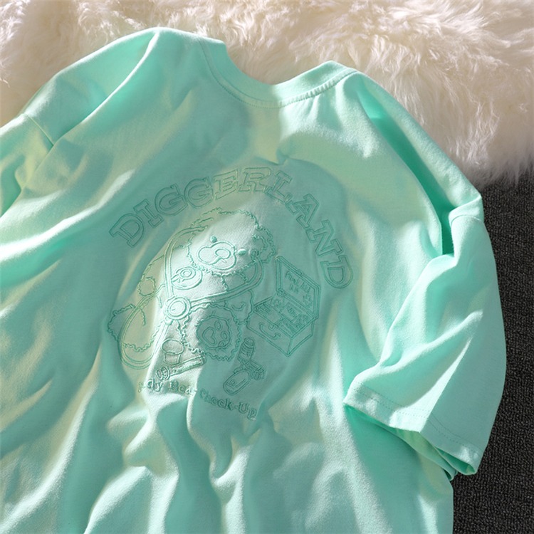 Mint T-shirt women's 2021 new summer short sleeve loose Korean chic top