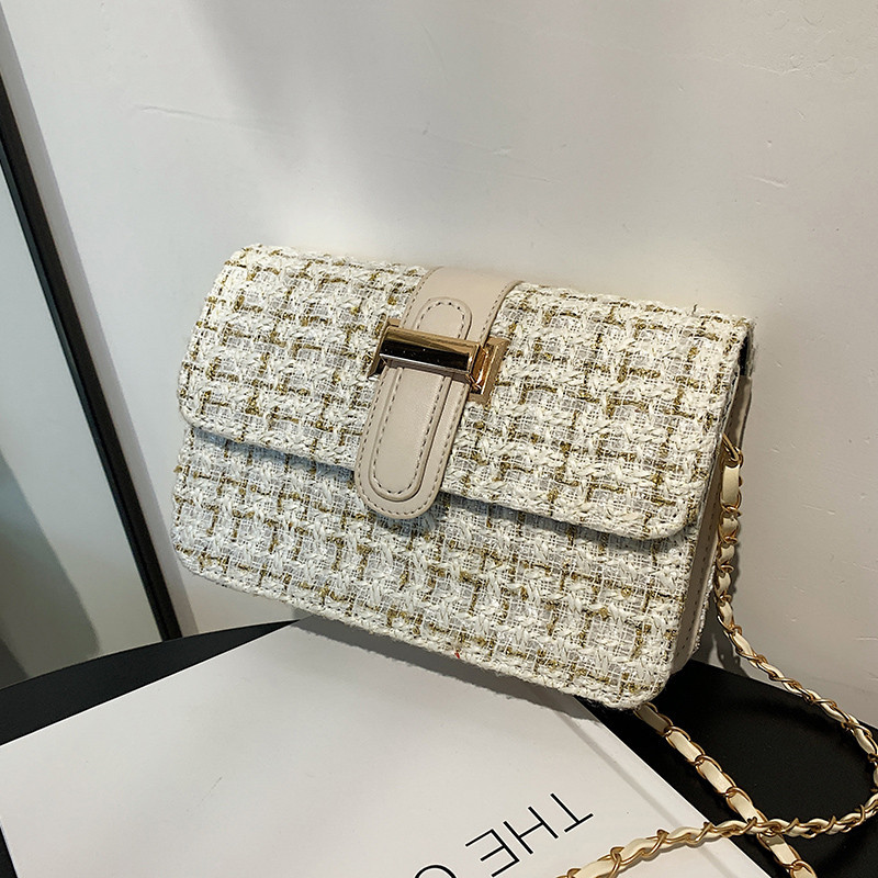 Portable ins bag female 2022 fashion new fashion simple single shoulder bag net red messenger small square bag