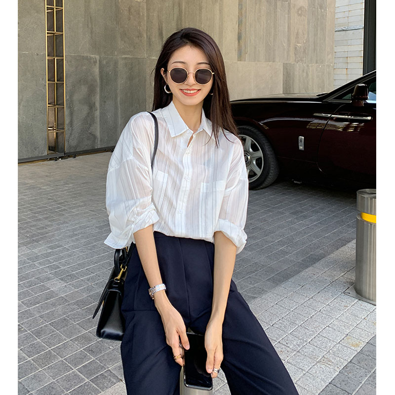Spring fashion xiaoxiangfeng professional suit women's 2022 new net red fried Street celebrity shirt wide leg pants two-piece set