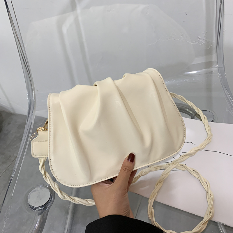 Shangxin niche design cloud bag 2022 new fashion fairy fold armpit bag single shoulder bag