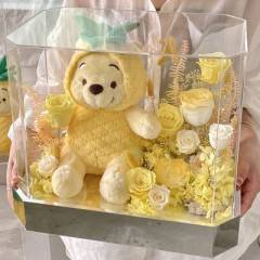 Jennifer Flower Eternal Flower Pooh Eternal Flower Cartoon Pooh Advanced Customization Cartoon