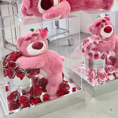 Jennifer Flower Strawberry Bear Brother Bear Preserved Flower Premium Order