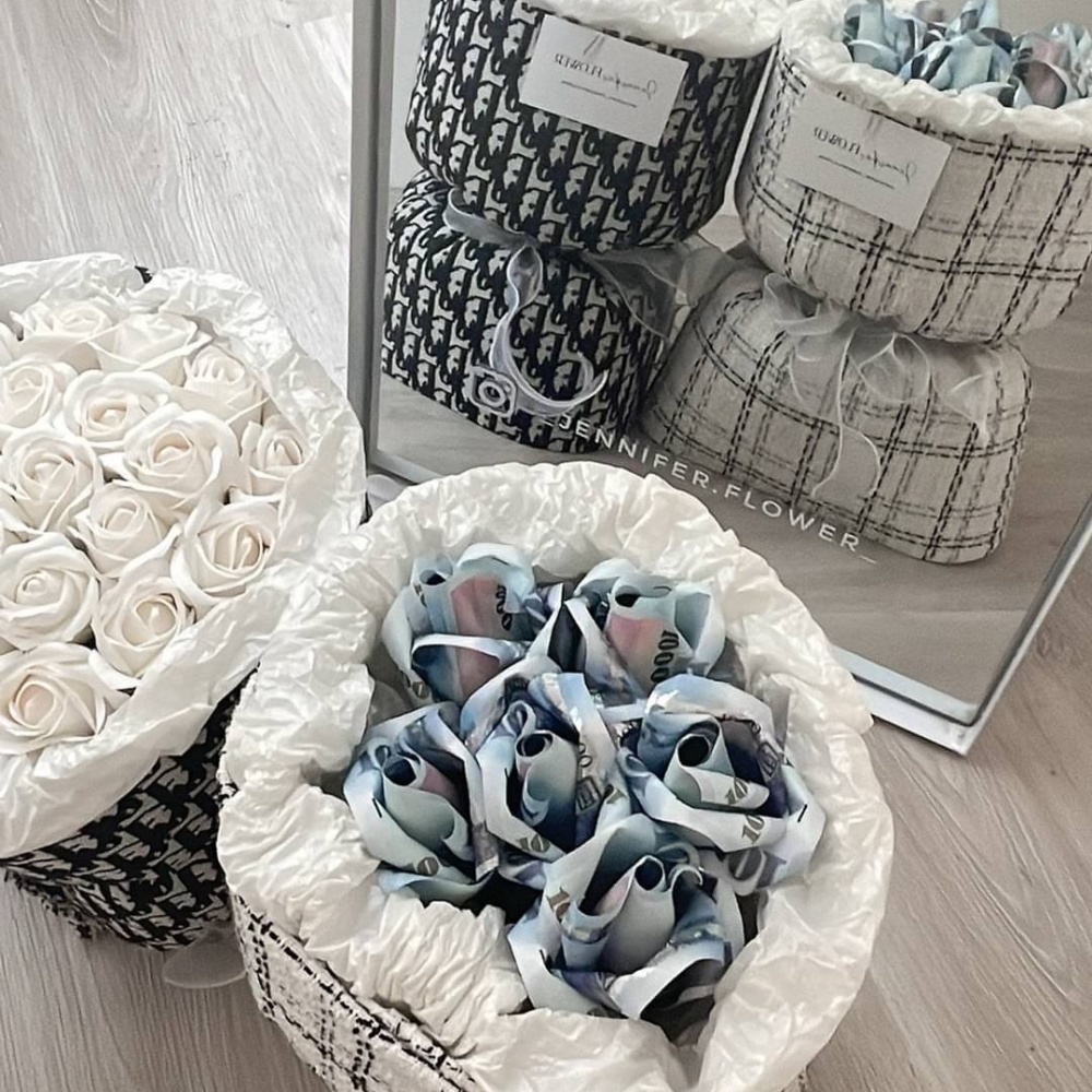 Jennifer Flower [Customized] Small Fragrant Flower Immortal Soap Flower Small Fragrance Style Bouquet