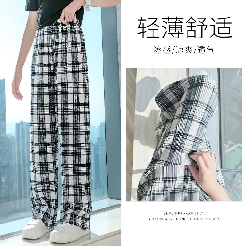 Girls' pants 2023 new summer children's western style fashionable wide-leg pants big children's summer loose casual sports pants