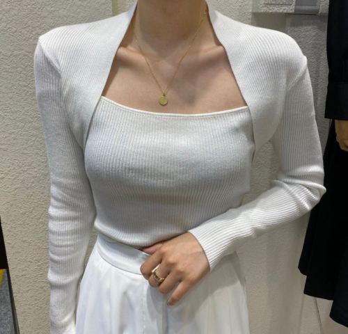 Autumn and winter wear 2020 new slim fit T-shirt women's collar knitted bottoming shirt