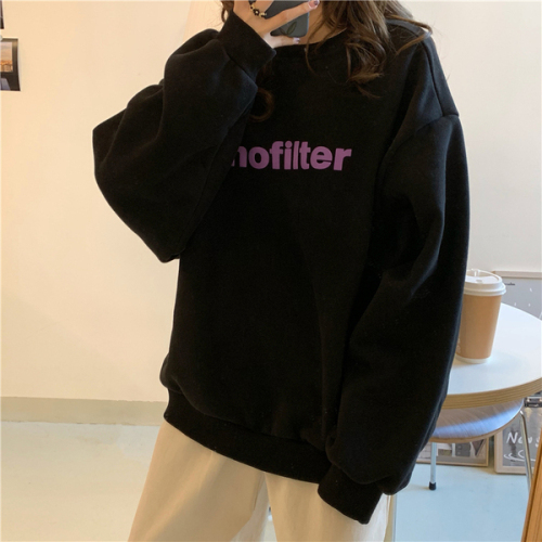 Super hot CEC sweater women's spring and autumn Korean version loose and thin 2020 new round neck lazy style thin coat ins fashion