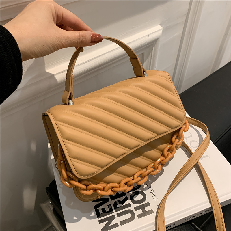 Shangxin retro bag women's autumn 2022 new trend fashion leisure Lingge chain messenger single shoulder small square bag