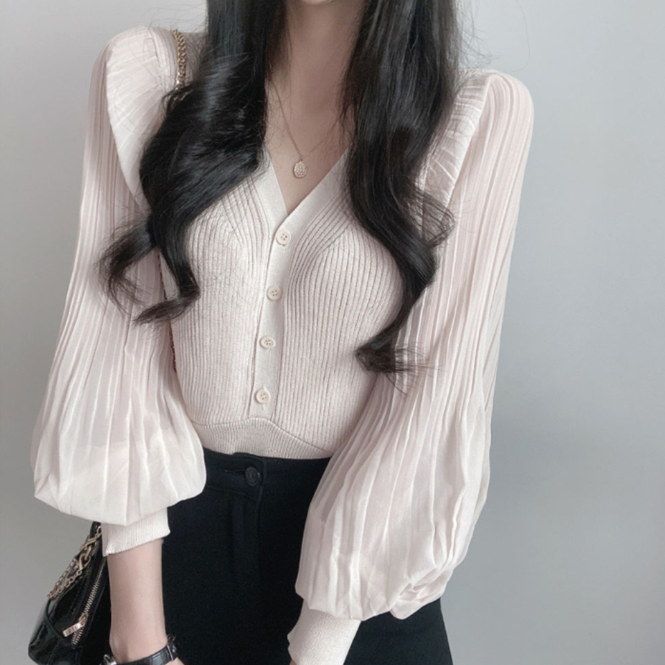 Net red knit outside cardigan women's early spring and autumn thin small fragrance slim fit versatile short sweater small coat