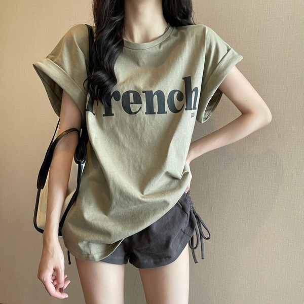 Newly added black milk silk net red ins super hot slim drop shoulders sweet cool short-sleeved t-shirt loose female summer