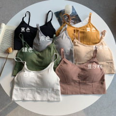 Real photo bra underwear women's spring wear new anti light bra sports vest