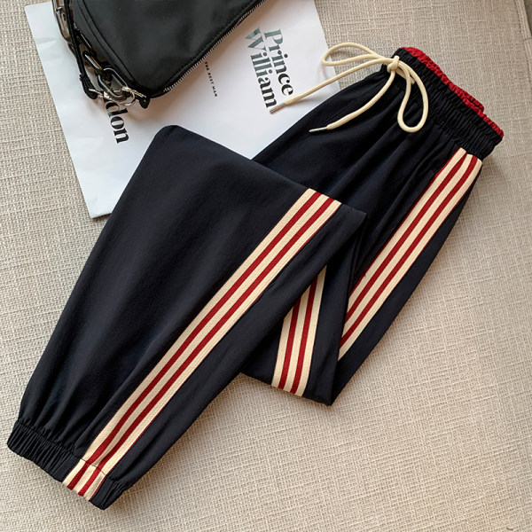 2022 summer new ice silk quick drying sweatpants summer thin loose Leggings casual pants