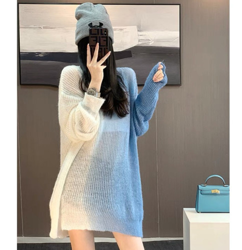 2021 women wearing soft and lazy sweater