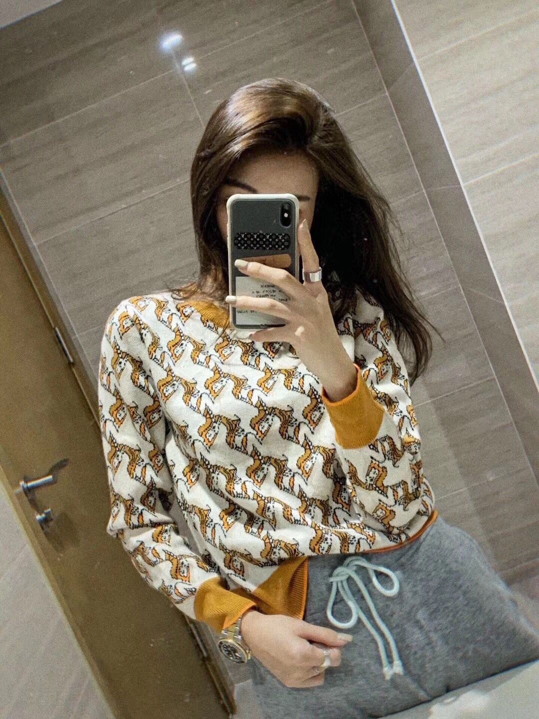 2020 new gentle style, foreign style, loose and thin, thickened fairy lazy wind sweater for women to wear in autumn and winter