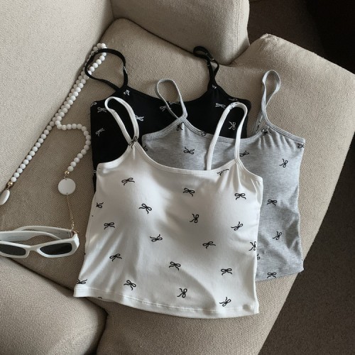 Real shot of summer hottie bow suspender belt