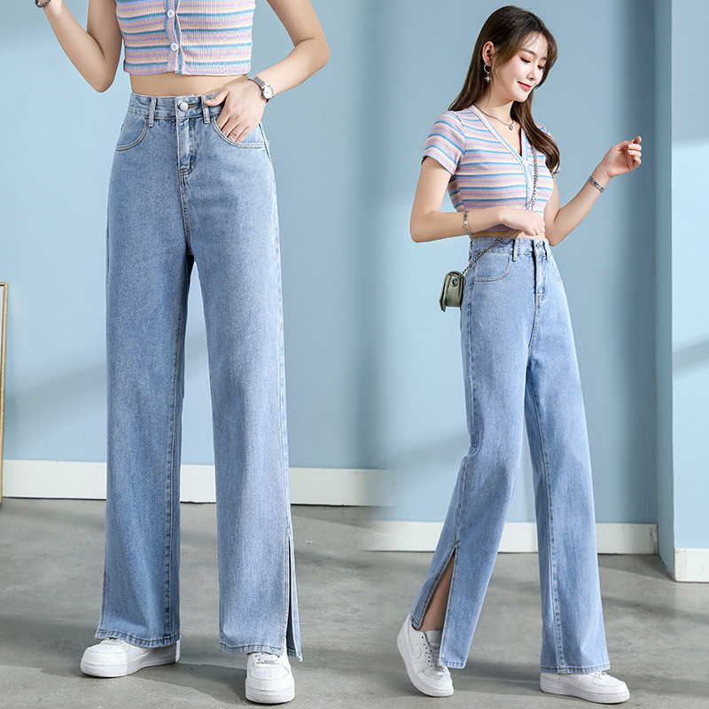 High waisted and elegant jeans for women