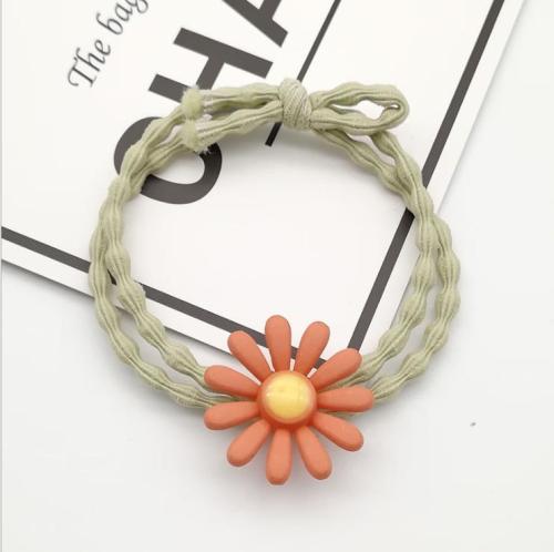 Yuyafeng Little Daisy Hair rope Korean version ins net red lovely hair ornament head rope tied hair rubber band hair circle head ornament