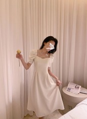 Summer wear, super fairy system, slim dress, French style design, small salt, sweet and soft dress.