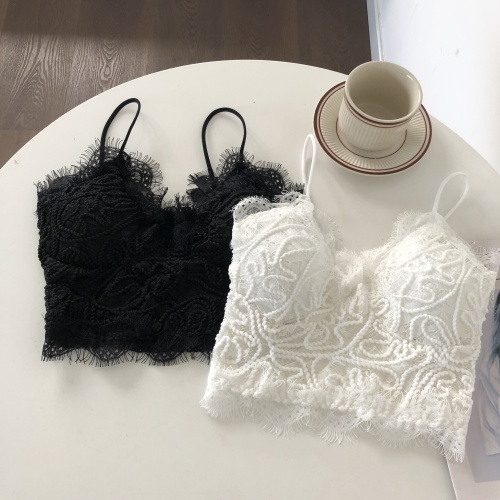 Real shooting real price suspender vest female Lace Sexy Bra with bra pad for underpants