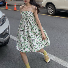 Fairy skirt super fairy net red short suspender skirt Xiaoqing