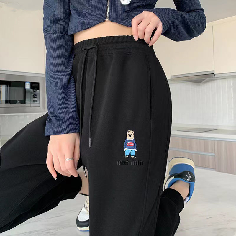 Sweatpants women's spring, summer, autumn and winter 2022 new loose and thin casual harem beam feet trendy sweatpants fashion