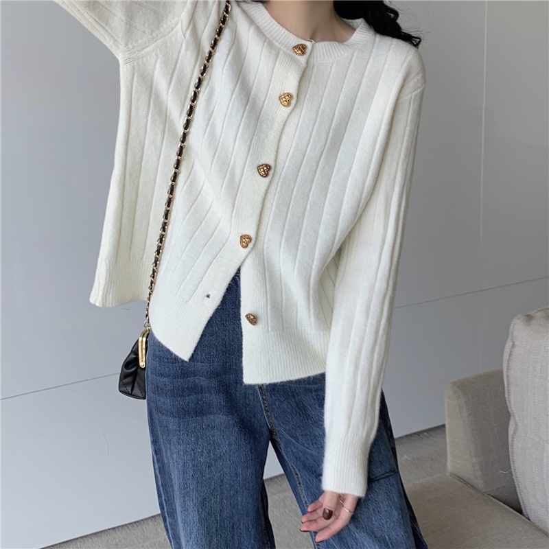 Real price lazy lazy wind cardigan coat female Korean version commuting loose knit sweater