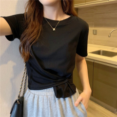 Real price summer new white short sleeve T-shirt for women