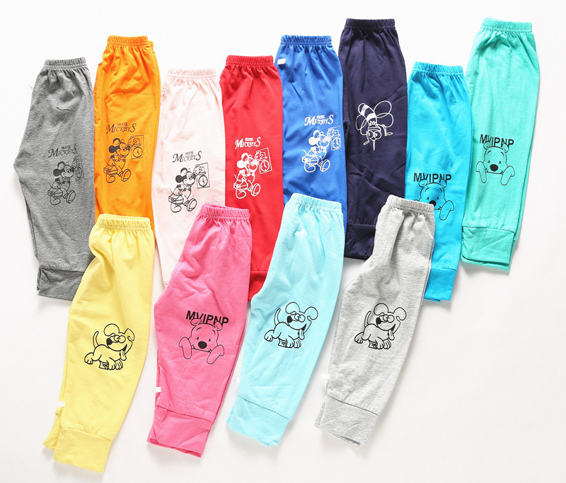 Children's pants manufacturers directly approve children's Bottomwear in spring and autumn cheap cotton pants wholesale opening children's pants