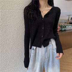 New Korean Short button knitted cardigan