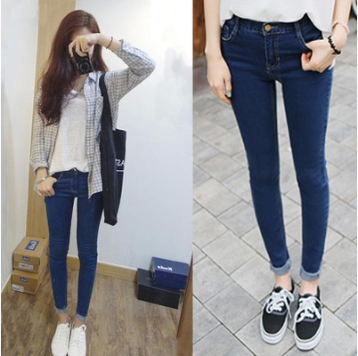 New Korean dark tights, jeans, Mini trousers, skinny pencil pants, more explosives