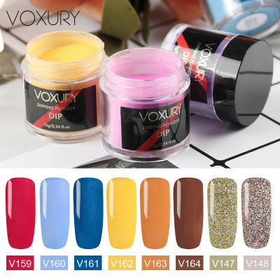 2019 Cross-border Explosion VOXURY Infiltration Powder Nail Infiltration Powder Natural Nail Flash Powder Nail Decoration