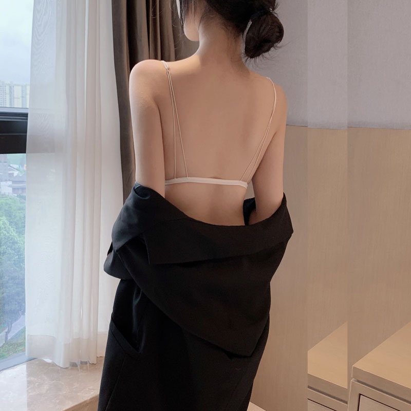 Real Price ~Real Shot ~Small Sexy Temperament Gathering Thin Beautiful Back Bra Suspension Band to Put on Bra Underwear