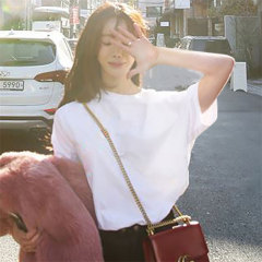 Collage official picture ා card personality Mickey short sleeve T-shirt women's loose top fashion 2020 new next season fashion women's clothes