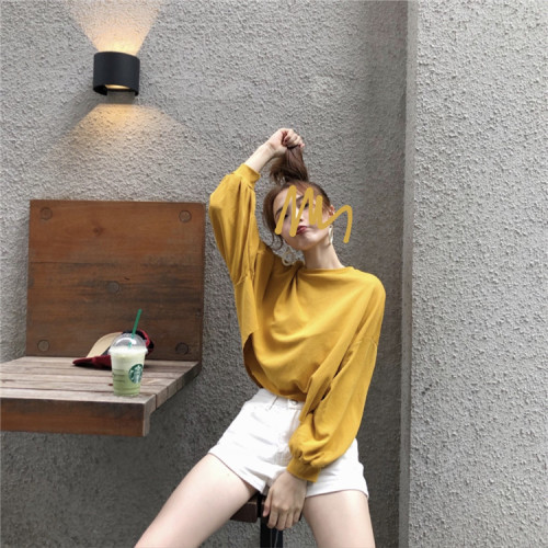 Real-price autumn thin-style lazy belly button short-style guard woman