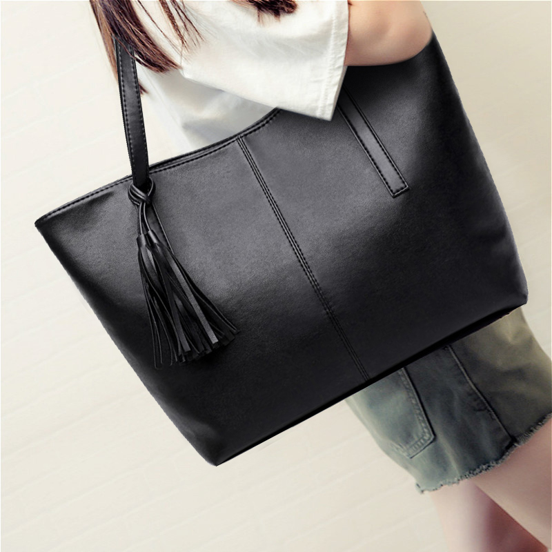[large capacity Tote Bag] leather women's bag Single Shoulder Tote Bag 2020 new Tote Bag