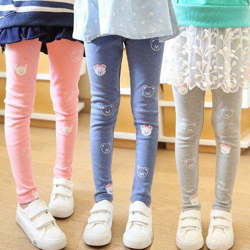 [multiple options] spring and autumn bear Leggings for girls