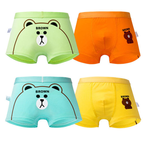 Children's underwear boys' cotton underwear girls' boxer Pants Boys' middle school children's boxers boys' shorts