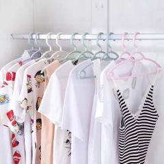 Non marking antiskid clothes rack adult household clothes rack 50 drying clothes rack multi-function coarsening clothes supporting plastic clothes hanging