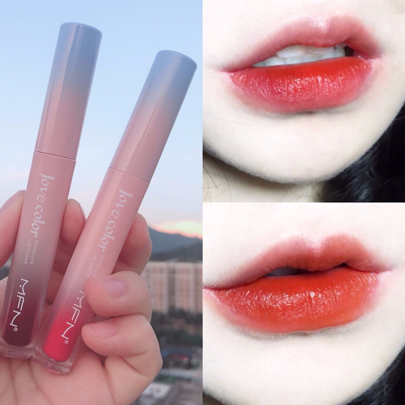 [same style of net red] Lip Glaze does not fade and does not touch cup