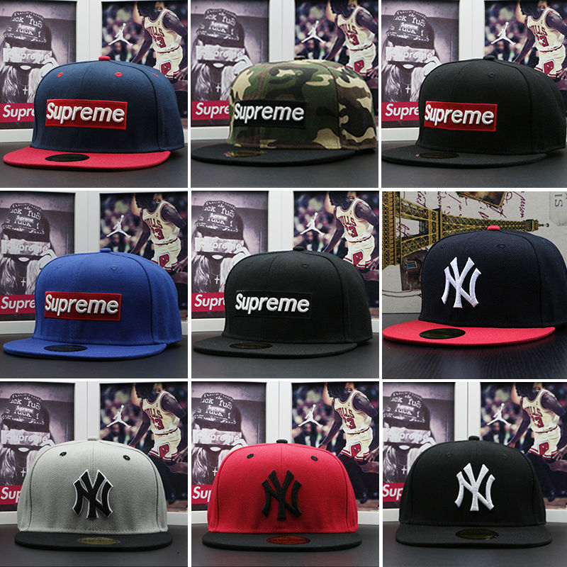 Super hat summer Korean hip hop hat male NY baseball cap female trendsetter wear street flat brimmed hat