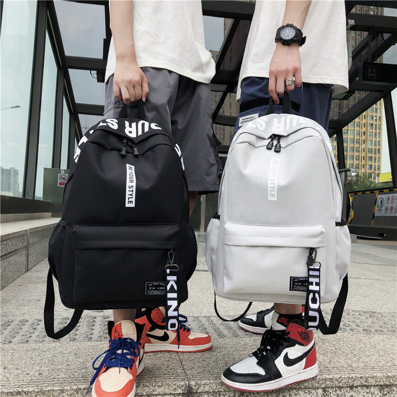 Waterproof large capacity student schoolbag male ins style backpack female fashion Korean Junior High School Student Backpack