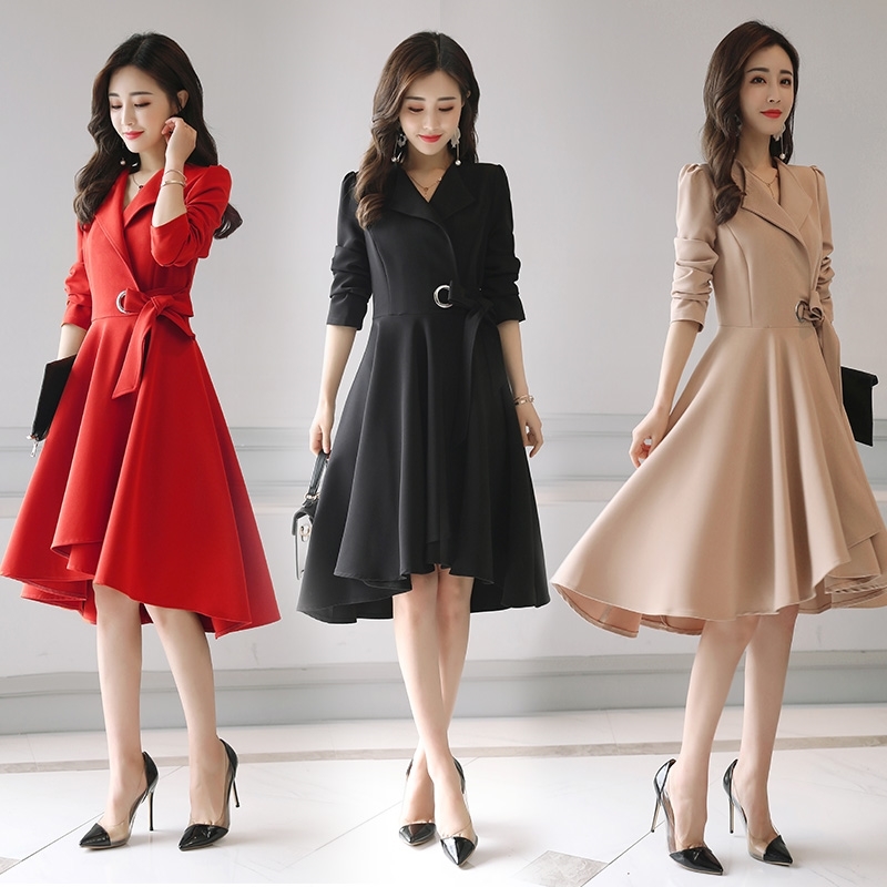 Oversized women's fatliquoring 200kg skirt foreign style fat mm long sleeve 2020 spring new Tibetan meat dress