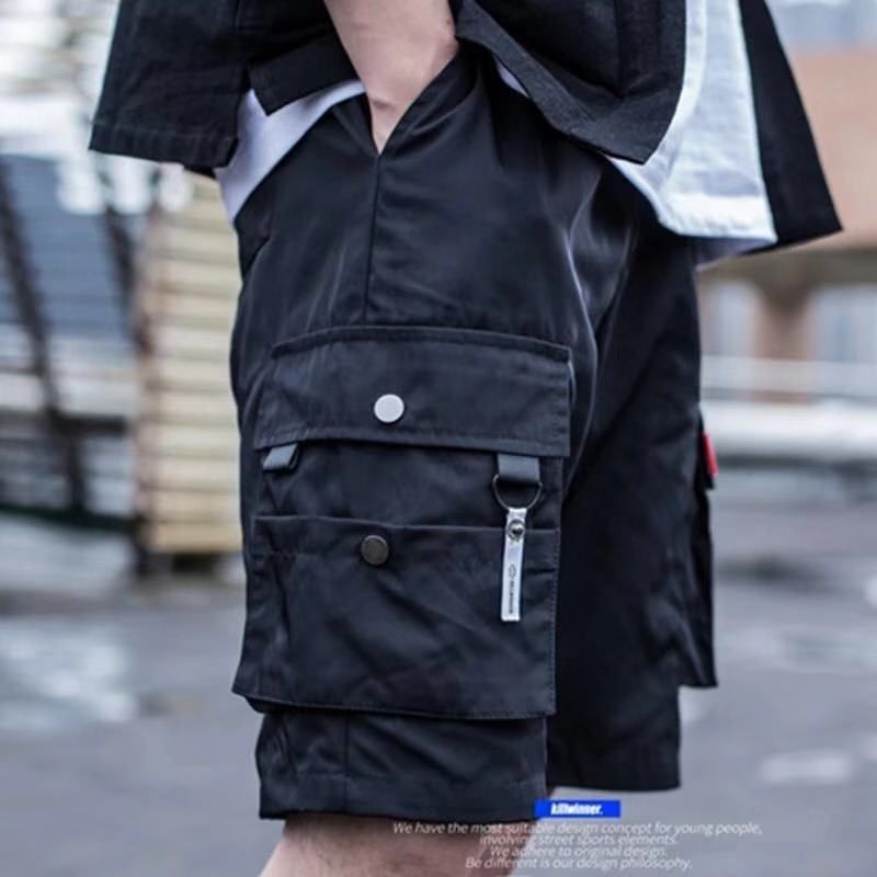 Men's shorts summer loose casual pants trend versatile overalls