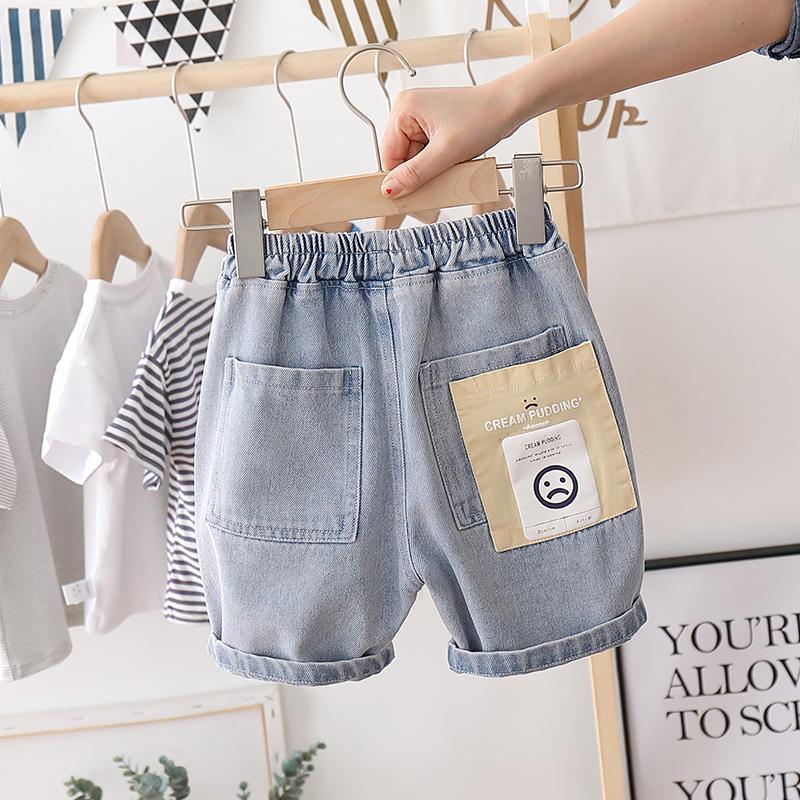 Boys' Summer Shorts 2020 new children's jeans summer baby Capris Summer Boys' pants fashion